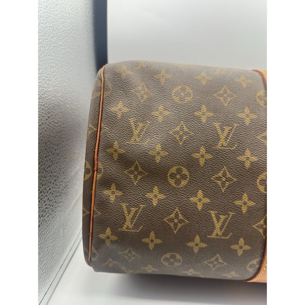 Louis Vuitton Keepall 45 Monogram Canvas Brown Travel Bag Vintage Duffle - Picture 11 of 16